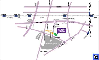 相模原事業所の案内図