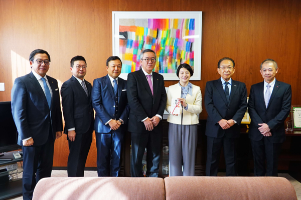 2026年１月 品川区内企業と合同で「品川区 子どもの食の支援事業（お米の寄贈）」に参加しました